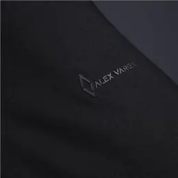 Ladies Long Sleeve Alex Varga Cronus Knitted Shirt Close Up Logo